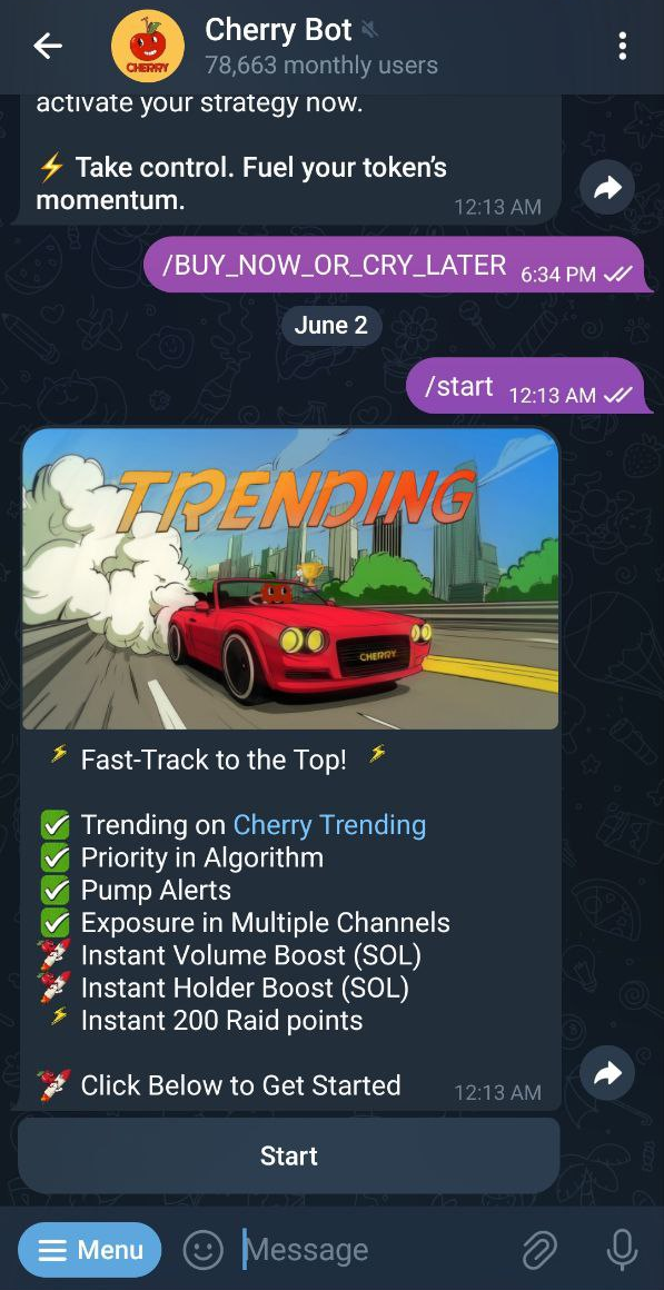 Cherry Trending